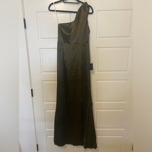 Lulus long Satin Dress